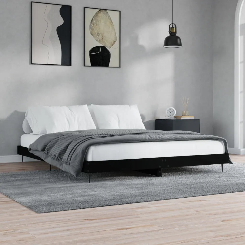 Giroletto Nero 180x200 cm in Legno Multistratocod mxl 82146