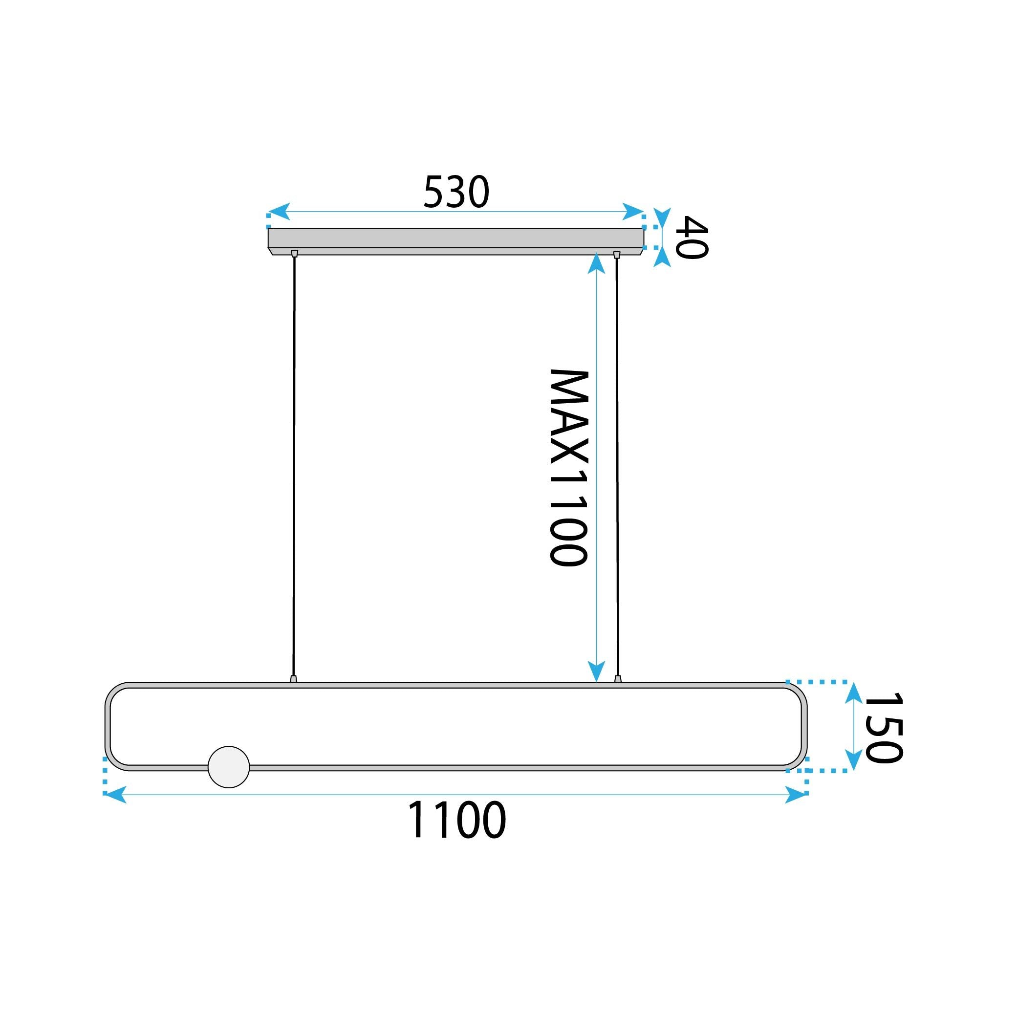 Lampada Led G123-cp Black