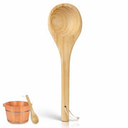 Accessori per sauna - Pollepel in legno - 39 cm - Manuale - Sicuro e confortevole da usare