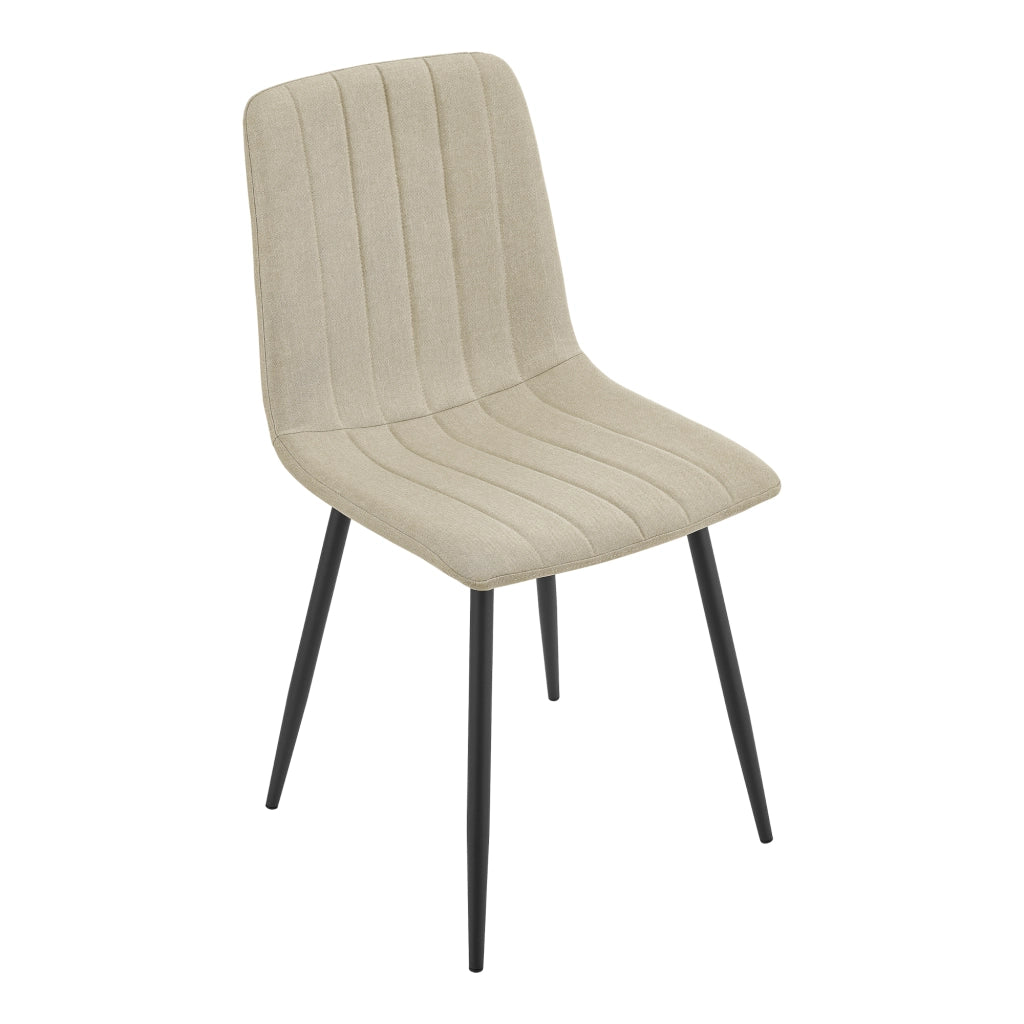 Set di 2 Sedie Elsern da Sala Pranzo - Beige [en.casa]