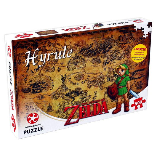Nintendo: Winning Moves - The Legend Of Zelda - Hyrule Field Puzzle 500 Pz