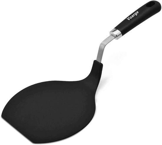 Spada per pannocchiette termoresistente - Utensile multifunzionale per la cucina - Nero - Ideale per servire e girare - Adatto per piastre antiaderenti