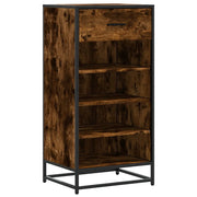 Scarpiera | Mobile per scarpe Rovere Fumo 48x38x97,5 cm in Legno Multistrato