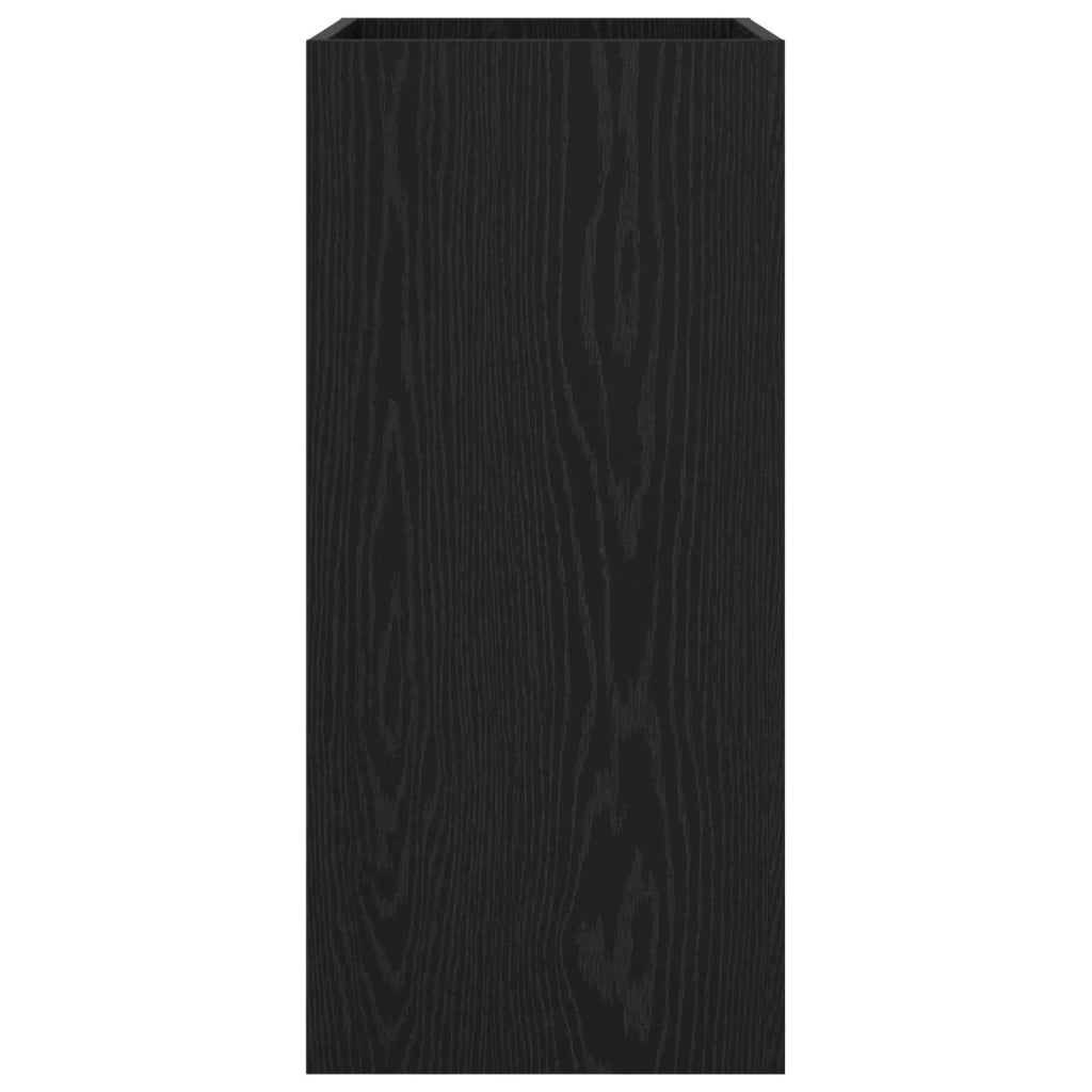 Mobiletto da Bagno Sotto Lavabo Rovere Nero 56 x 37,5 x 81 cm