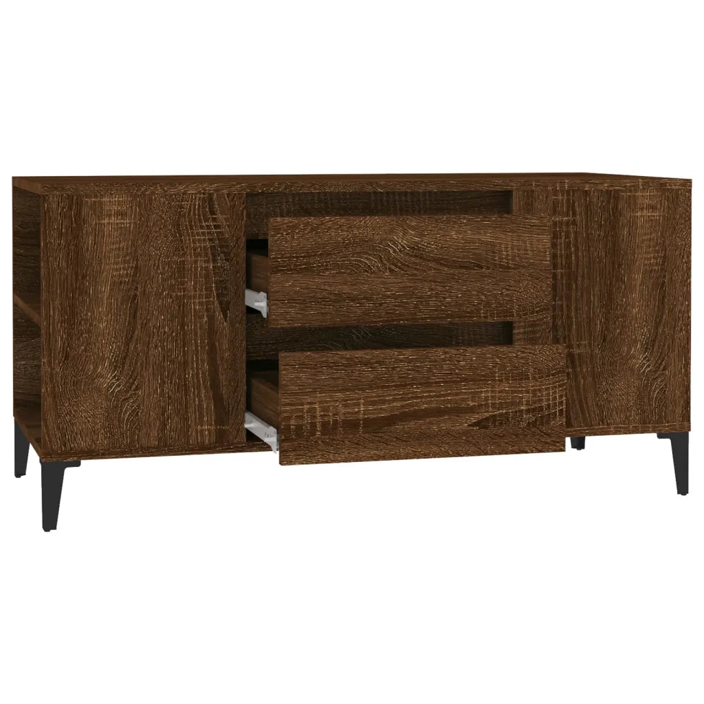 Mobile Porta TV Rovere Marrone 102x44,5x50 cm Legno Multistrato cod mxl 26786