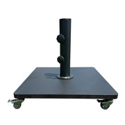 Tempo Style - Base ombrellone in acciaio da 54kg con ruote