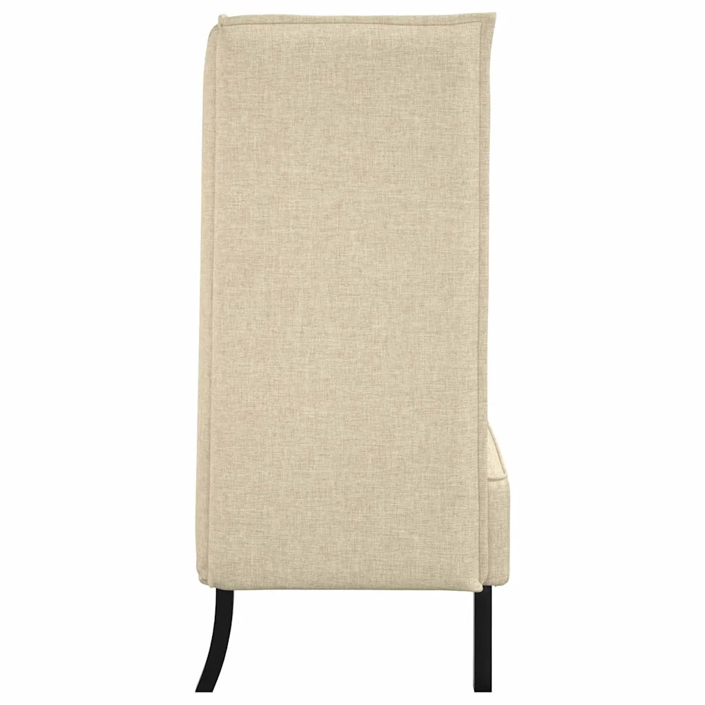 Divano alto 101cm Crema Tessuto