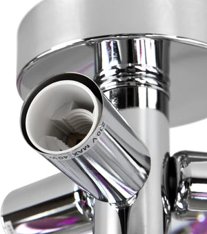 Plafoniera 3 lampadine da max 40 watt design foglie acriliche lampadario lampada da soffitto apparecchio di illuminazione per soggiorno camera da letto lilla 01_0000117