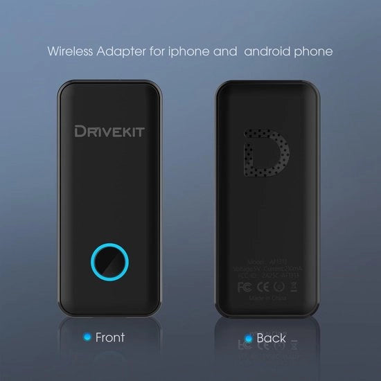 Adattatore CarPlay e Android Auto wireless 2 in 1 - Dongle per CarPlay OEM cablato - iOS 8 Android 11 - 5.0 WiFi 4.8 Bluetooth - Plug and Play - Aggiornamento online - Nero. Dongle Carplay