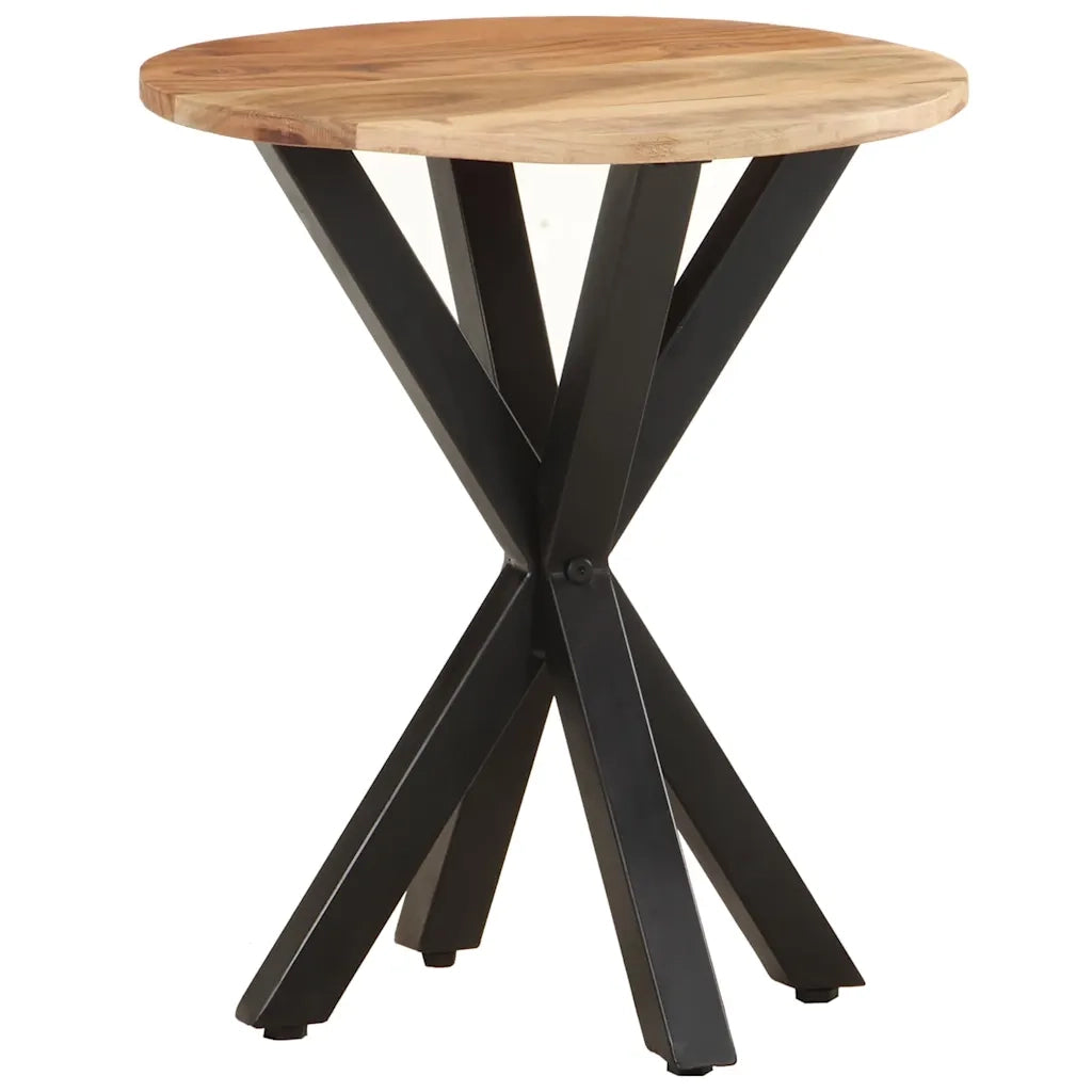 Tavolino | Tavolo laterale di Servizio 48x48x56cm in Legno Massello di Acacia