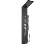 Sistema Doccia Completo - Set Doccia - Testa Doccia Quadrata e Maniglia Doccia - Doccia con Funzione di Massaggio - Doccia a Parete per Bagno - 3 Teste Doccia