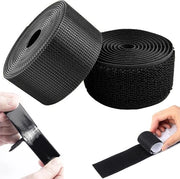 Nastro adesivo a secco 5M rotolo nero | strisce adesive pesanti a doppia faccia | resistenza industriale di chiusura | larghezza 50mm Nastro adesivo a secco