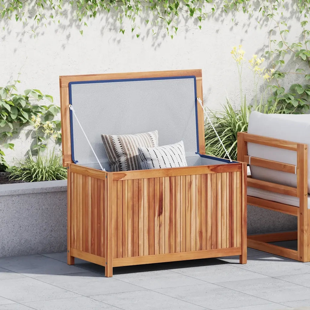 Baule da Giardino 90x50x58 cm in Legno Massello di Teak 315380