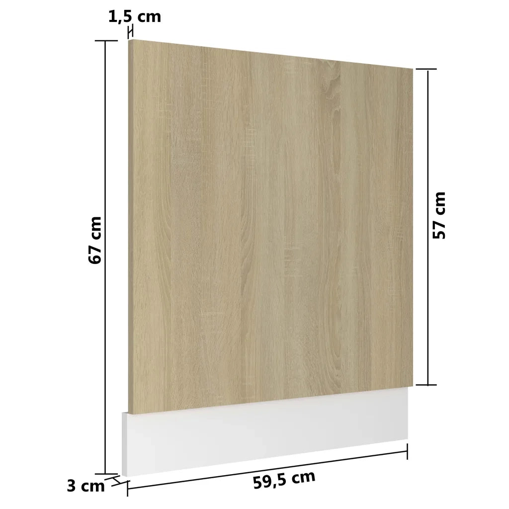 Pannello Lavastoviglie ¡°Lyon¡± Rovere Sonoma 59,5x3x67 cm