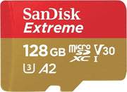 MicroSDXC Memoria Esterna 128 GB con Adattatore SD - Velocità di Lettura fino a 190 MB/s e Classificazione A2