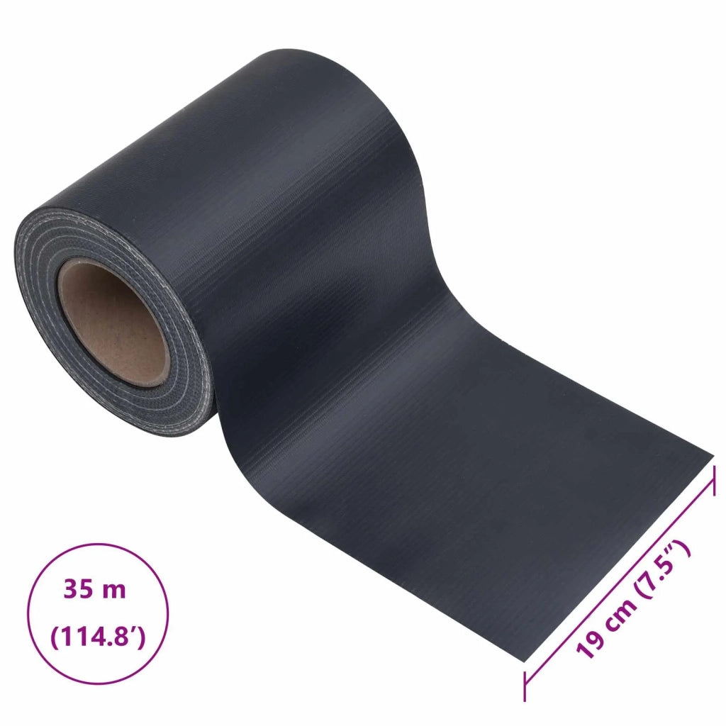 Schermi privati per il giardino 2 pcs Grigio scuro 35 x 0,19 m 3294925