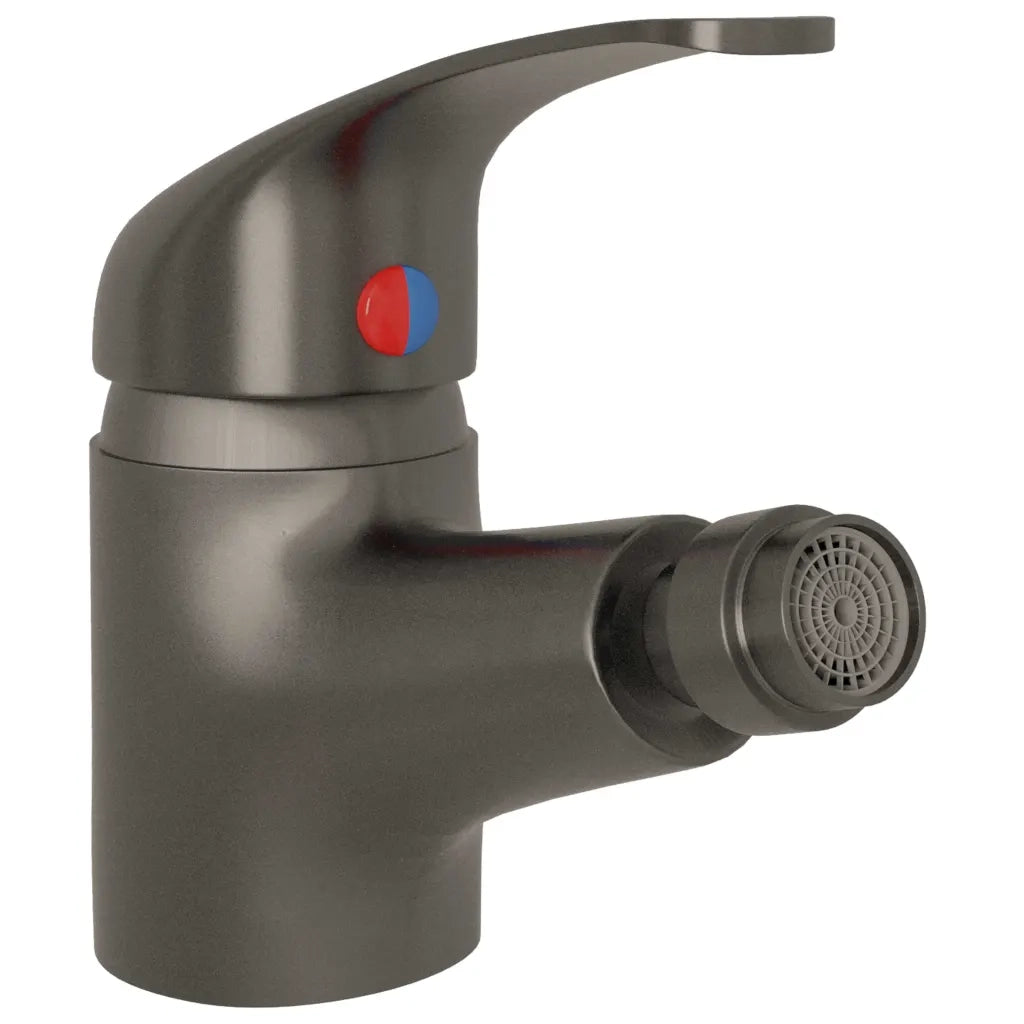Rubinetto Miscelatore per Bidè Grigio 13x12 cm 149086