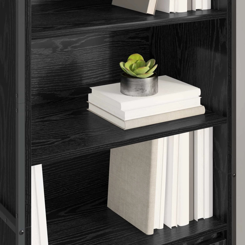 Armadi alti Rovere Nero 60 x 36 x 200 cm Legno multistrato