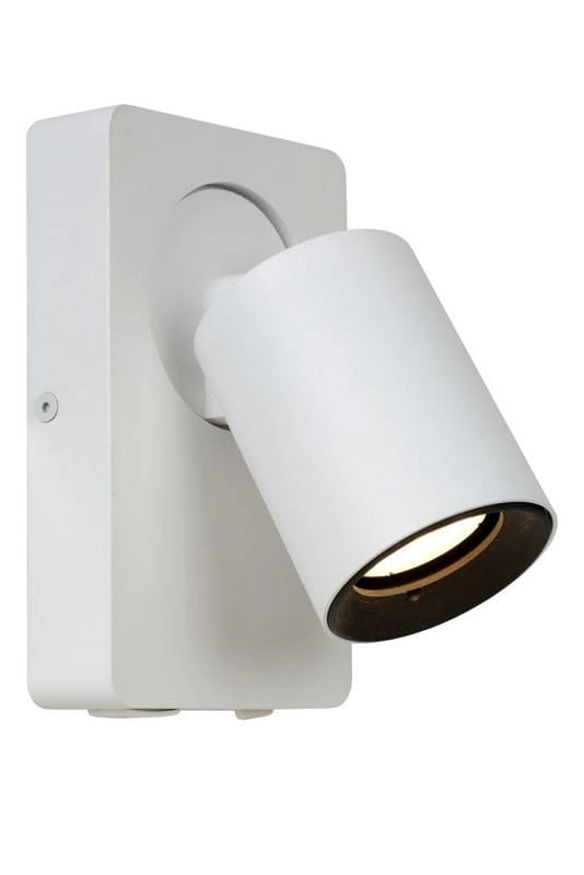 Applique Lucide Nigel GU10 5W 3000K LED bianco/nero