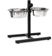 Bacino per cani in posizione verticale - antiscivolo - regolabile - bacino per mangiare e bere - 1,6 litro