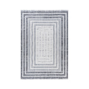 Tappeto moderno Sarai 100 in grigio con motivo grafico