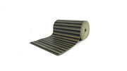Tappeto Bamboo Passatoia Antiscivolo Degradè Colore Nero - 50x240 - Nero