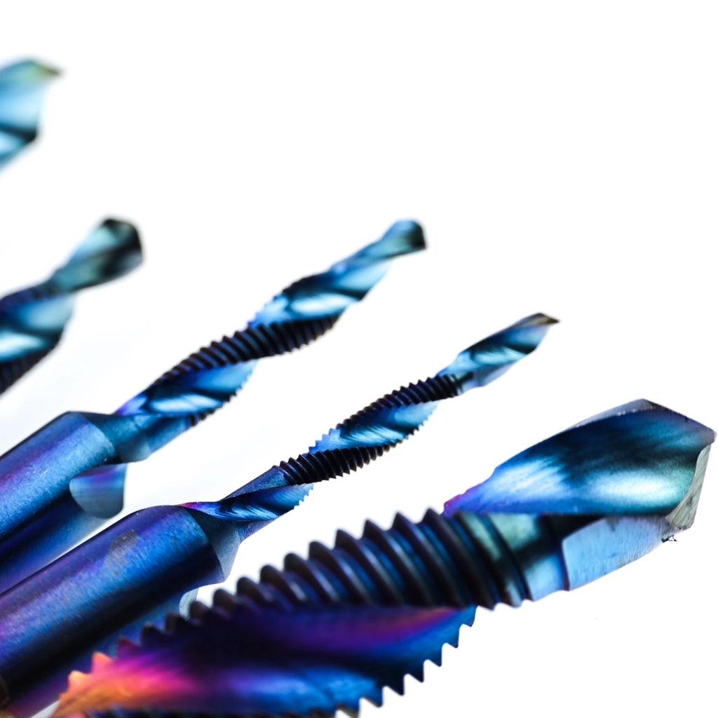 Set di Punte Maschiatrici M3-M8 – Acciaio HSS di Alta Qualità | 6 Pezzi, Attacco 1/4" | Per Metallo, Legno, Plastica