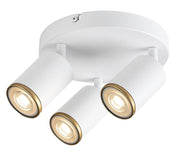 Lampada da soffitto Nolie 3xGU10 bianca metallo Rabalux
