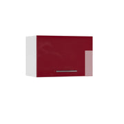 Vicco Pensile da cucina Rosso bordeaux lucido 60 cm Piatto