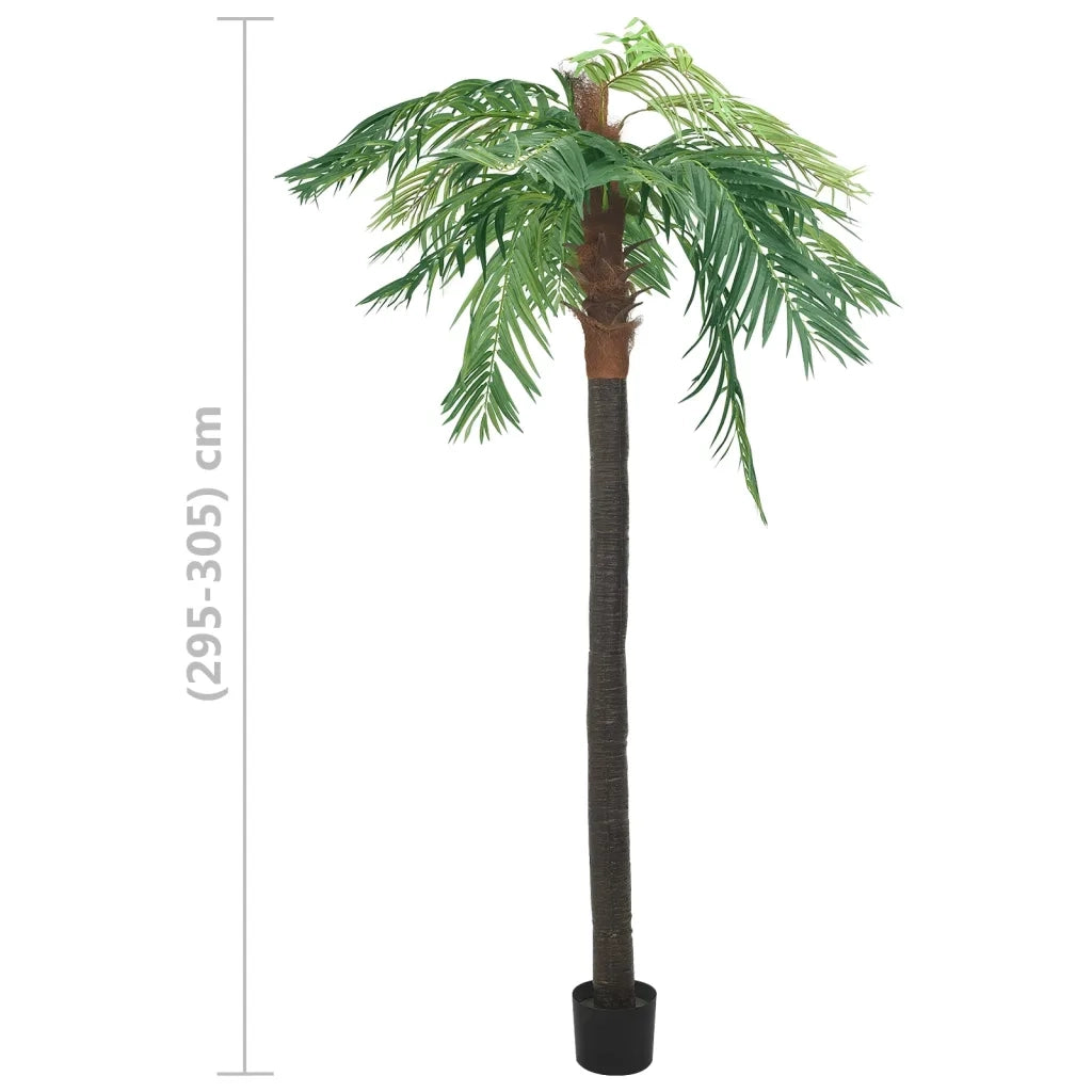 Palma di Phoenix Artificiale con Vaso 305 cm Verde CFW6108451