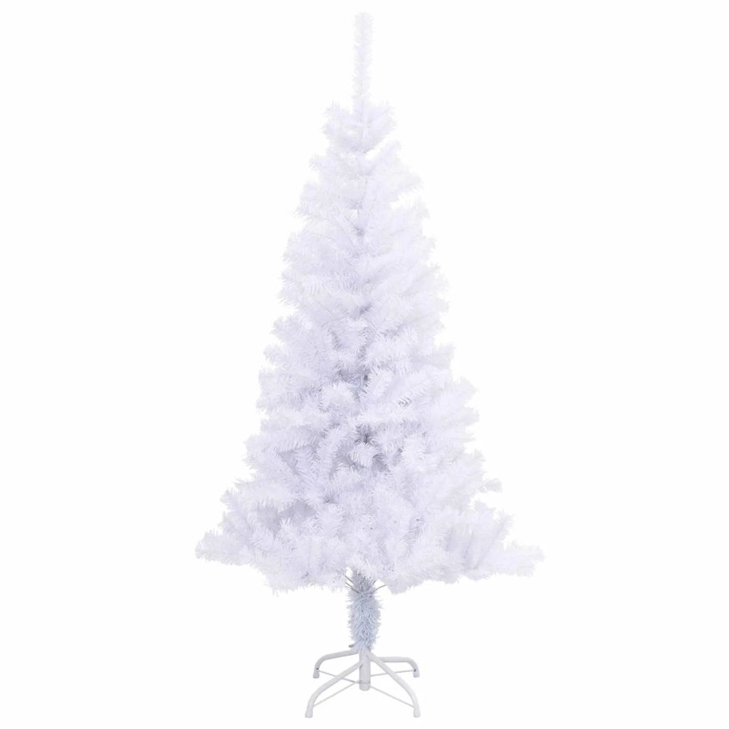 Albero di Natale | Decorazioni natalizie artificiale Bianco 120 cm PVC e Acciaio