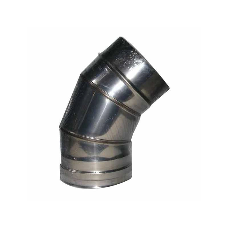 Gomito Inox Settori 45° 15 Ala