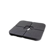 C SET 4 BASI P/OMBRELLONE CAPRI 25KG CADAUNO NERO- C LINE OUTDOOR- 1,0 confezione