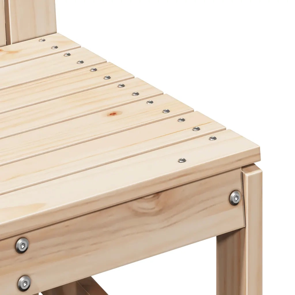 Sedia da Giardino 50,5x55x77 cm in Legno Massello di Pino 832615