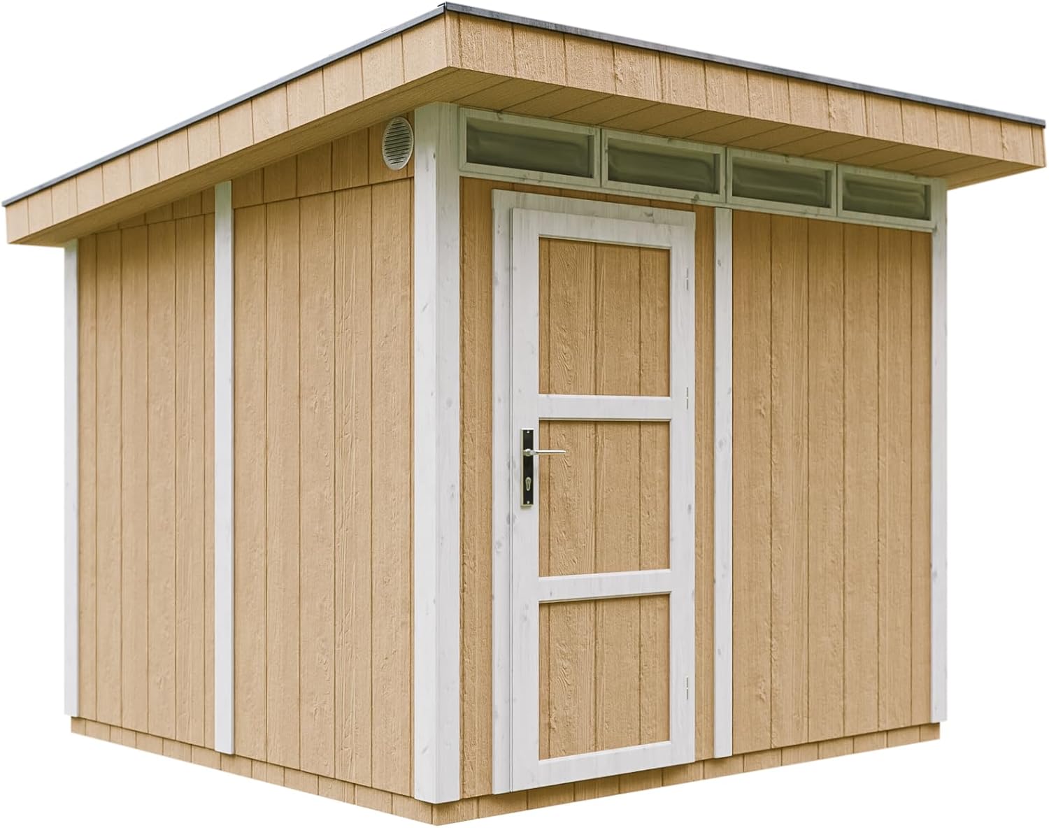 Casetta da Giardino di QUALIT? PREMIUM 5,9m?²-L279xW293cm - TIMBELA M903-HARVEST HONEY