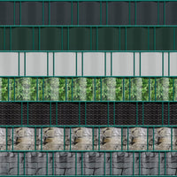 FASCIA FRANGIVISTA COPRENTE RINGHIERE PVC H.19cm L.35m EFFETTO PIETRA + 20 CLIPS EFFE