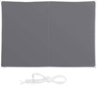 Vela ombreggiante rettangolare 2 x 3 m grigia 13_0002933