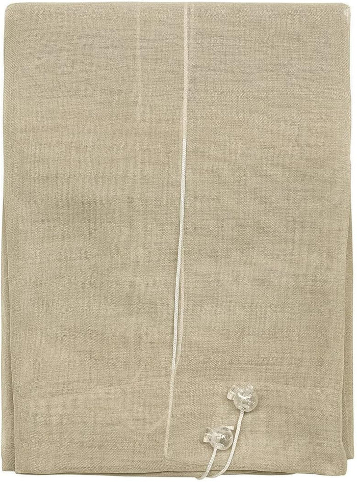 Tende Pacchetto Coppia Regolabili 60x240 cm Finestra Porta Interno Tessuto Casa Beige