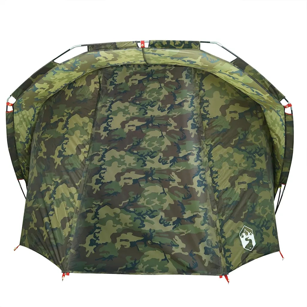 vidaXL Tenda da Pesca per 4 Persone Mimetica Impermeabile