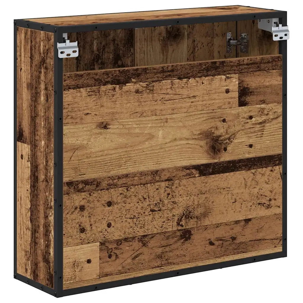 Scaffale da parete con porta Legno vecchio 65 x 20 x 60 cm CFW9758713