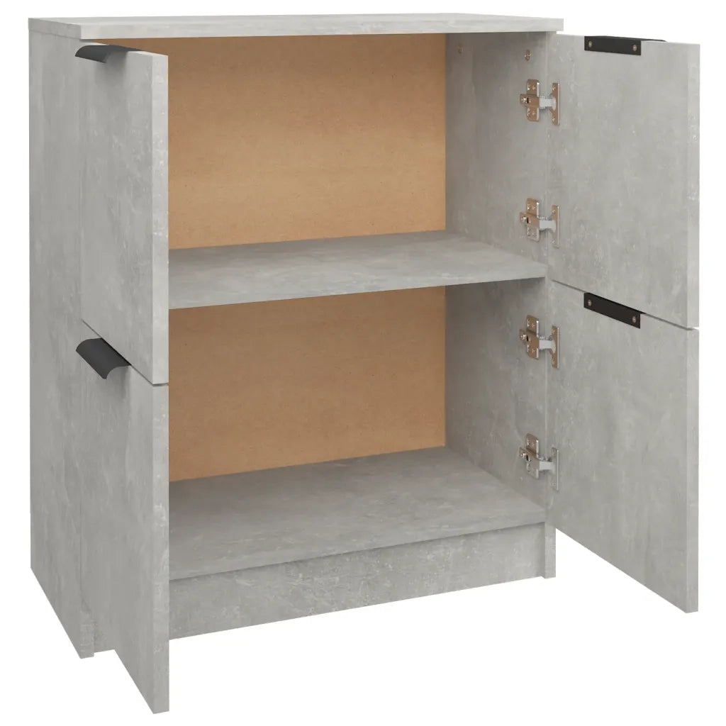 Credenza | Madia | Buffet da pranzo | Armadio da pranzo Grigio Cemento 60x30x70 cm in Legno Multistrato