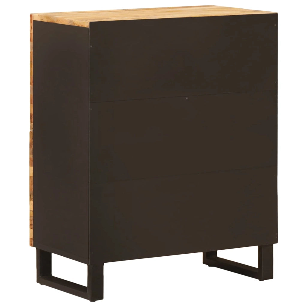 Mobile laterale Marrone 60 x 33 x 75 cm Legno di mango massello 4018322