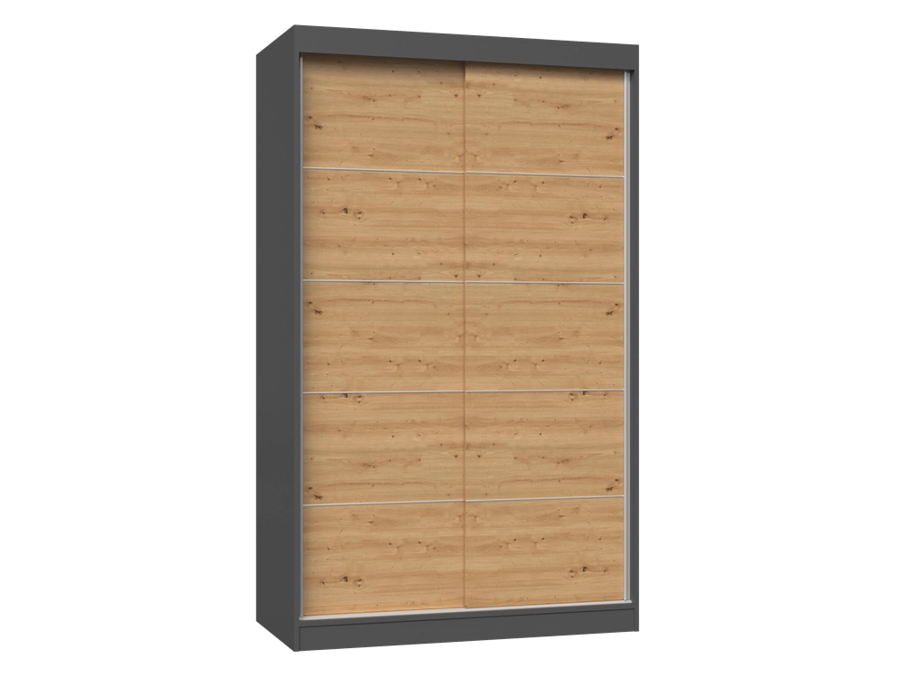 Armadio IGA 120c antracite artisan guardaroba