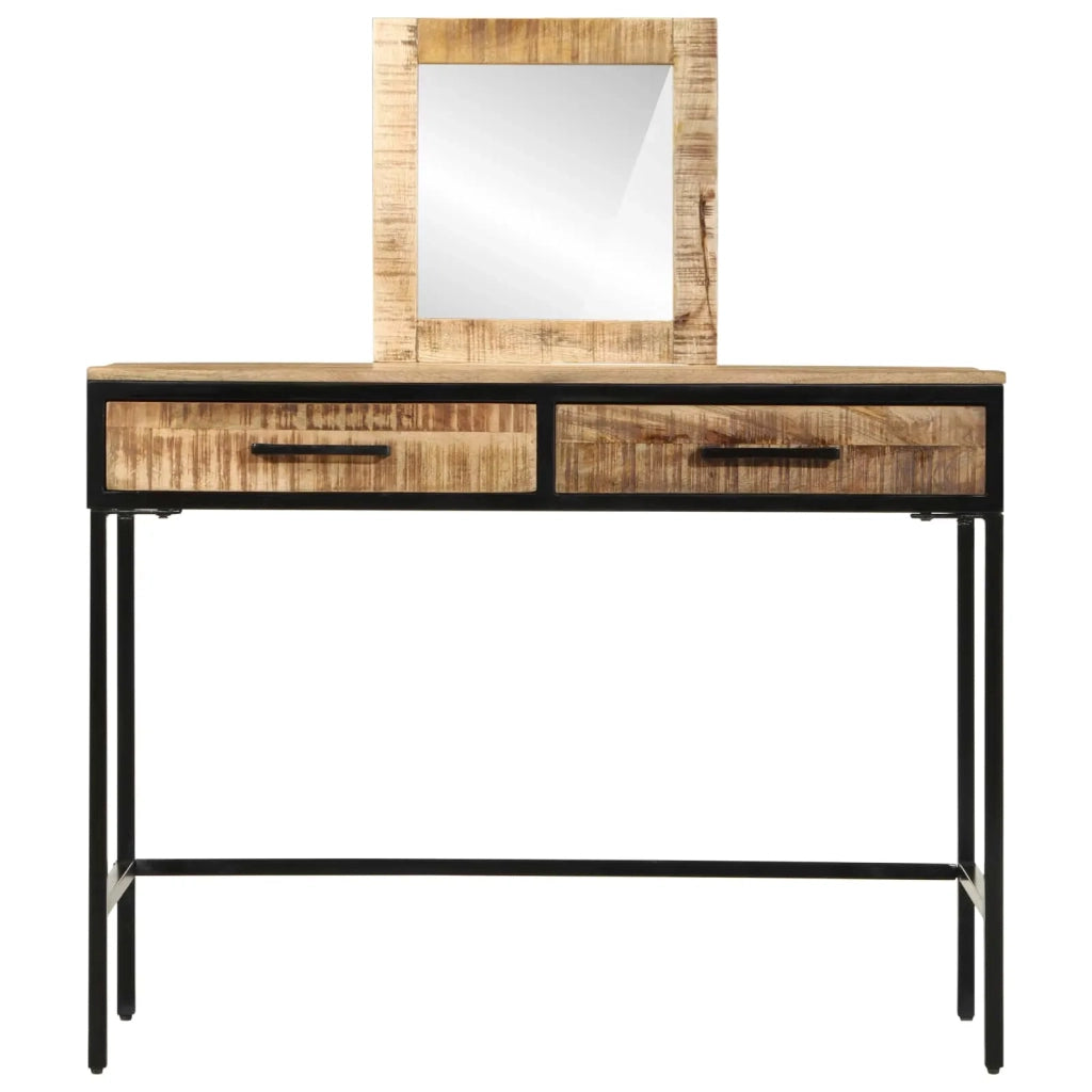 Tavolo da Trucco con cassetto Marrone 100 x 40 x 120 cm 374093