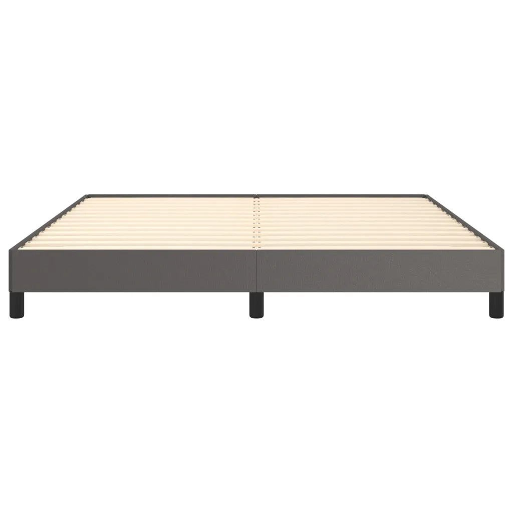 Giroletto-Struttura Letto Grigio 180x200 cm in Similpelle 389940
