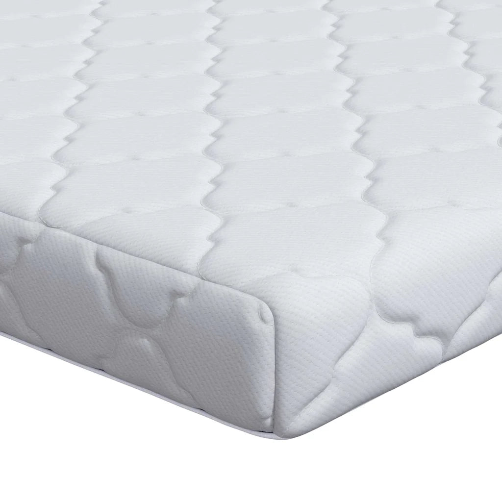 Materasso Bianco 70 x 200 cm Tessuto Jacquard