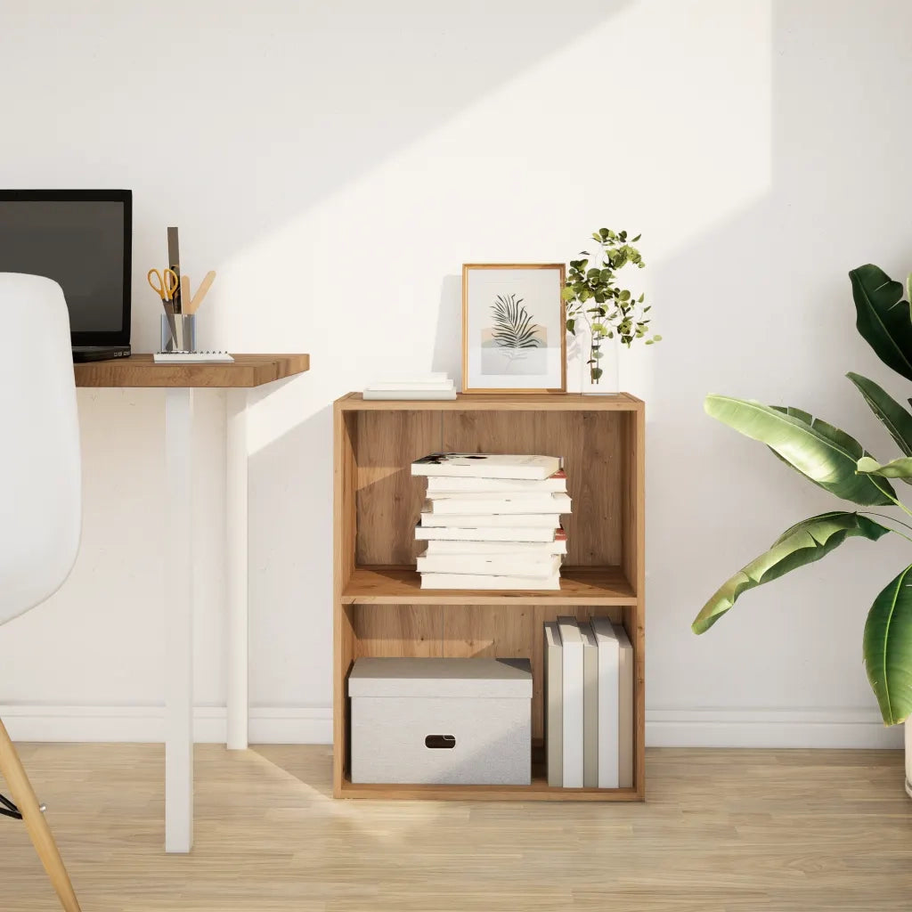 Libreria Rovere Artigianale 60x30x77 cm in Legno Multistrato 857898