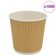 Bicchieri da CaffÃ¨ in Carta 1000 pz 4oz 100ml Marrone