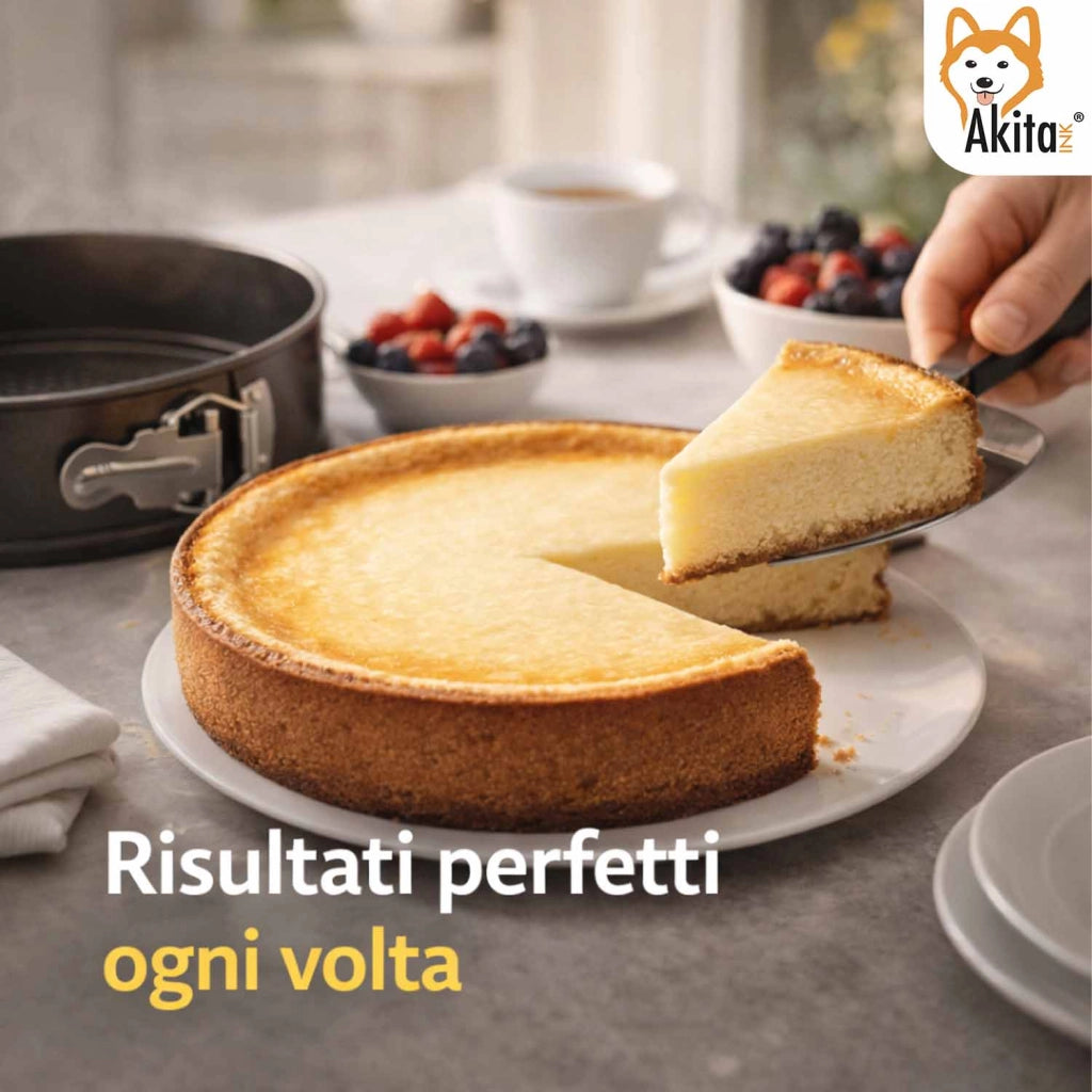 Akitaink Stampo Torta a Cerniera 18 cm Antiaderente