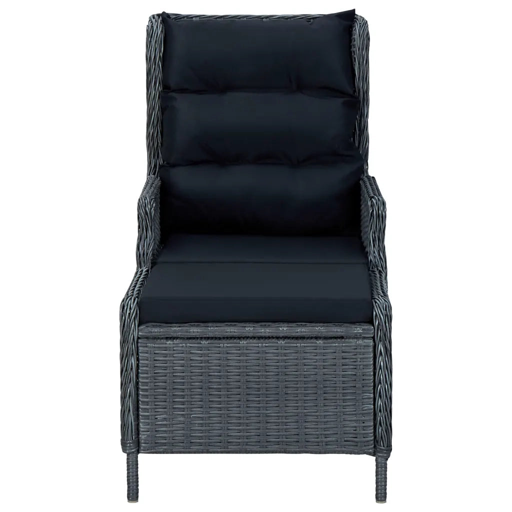 Set Mobili da Pranzo per Giardino 5 pz Grigio Scuro cod mxl 42235